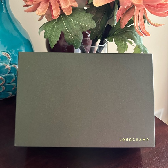 NWT Longchamp Le Pliage Cuir Nano Crossbody bag with box and dustbag - Picture 15 of 15